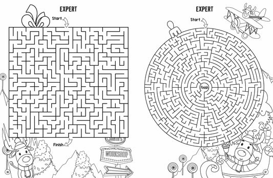 Lake Press - Colouring and Mazes - North Pole