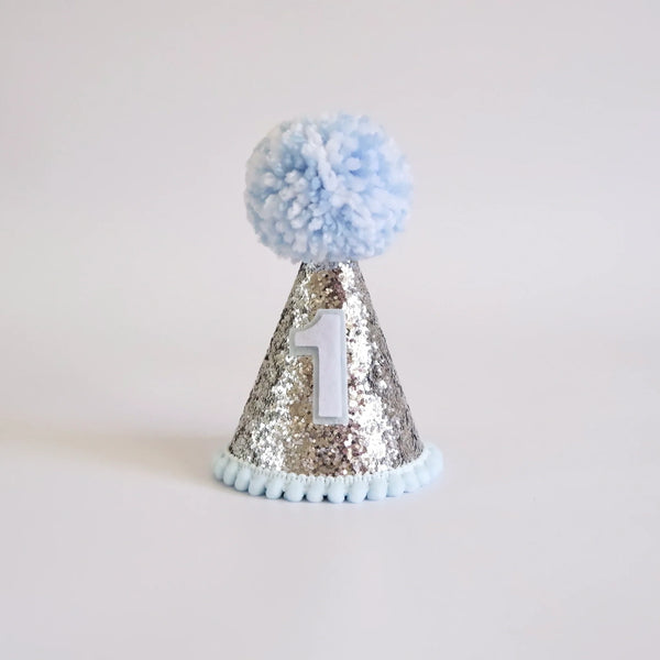 Our Little Deer- Baby Blue Party Hat