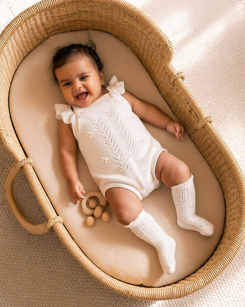Bebe - Organic Cloud Bobble Knit Bodysuit
