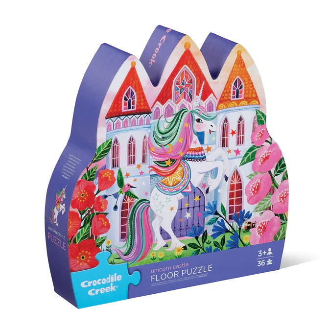 Crocodile Creek- Unicorn Castle- Classic 36 Piece Floor Puzzle