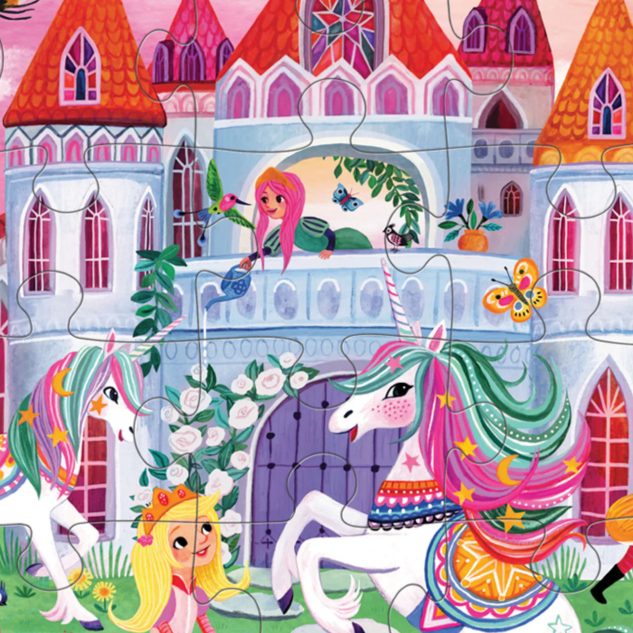 Crocodile Creek- Unicorn Castle- Classic 36 Piece Floor Puzzle