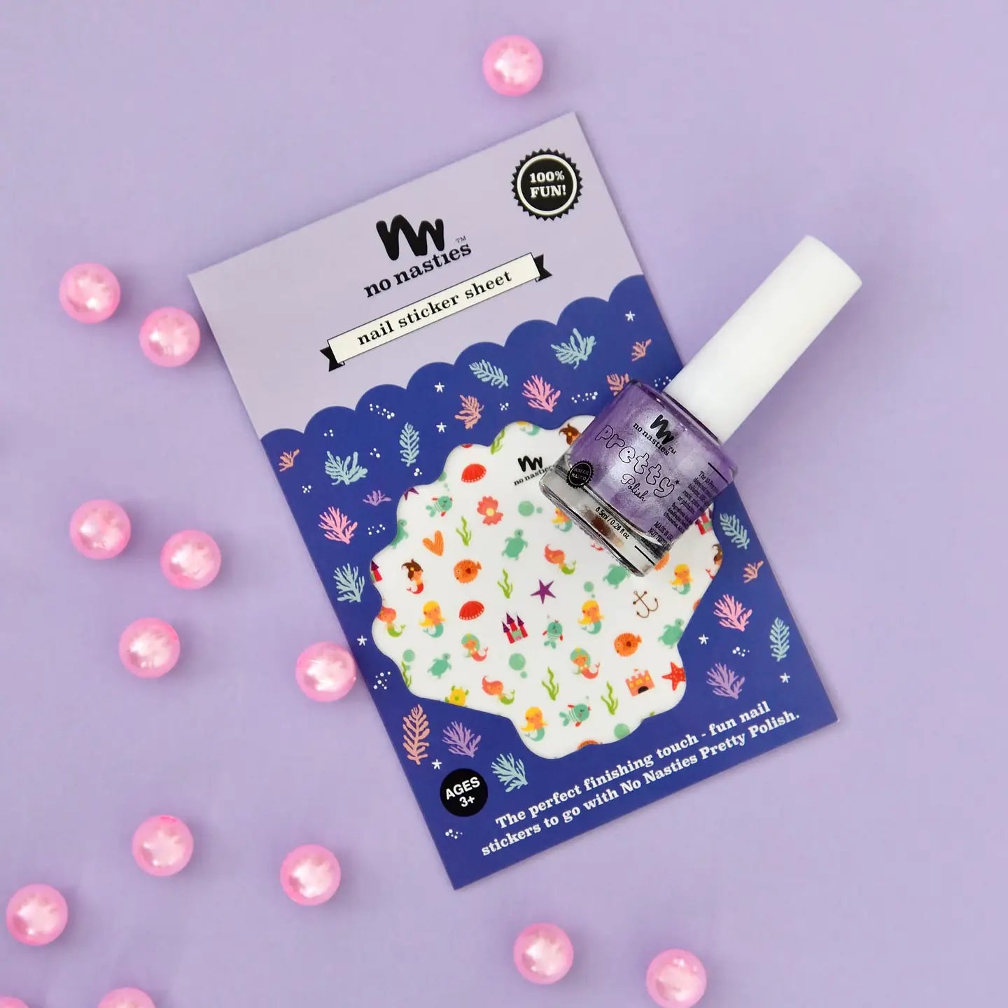 No Nasties- Nail Stickers- Mermaids – The Fashion Baby and Co