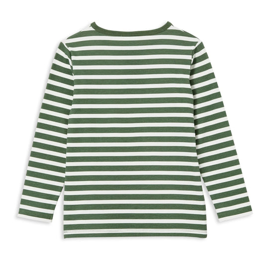 Milky Clothing - Green Stripe Henley