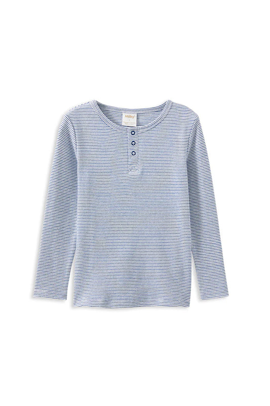Milky Clothing - Blue Stripe Henley
