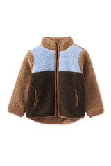 Milky Clothing - Colour Block Sherpa Jacket