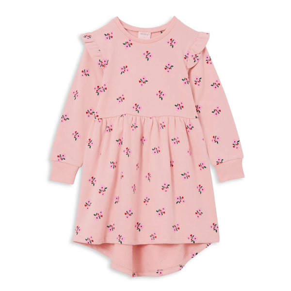 Milky Clothing - Blossom Fleece Hi Lo Dress