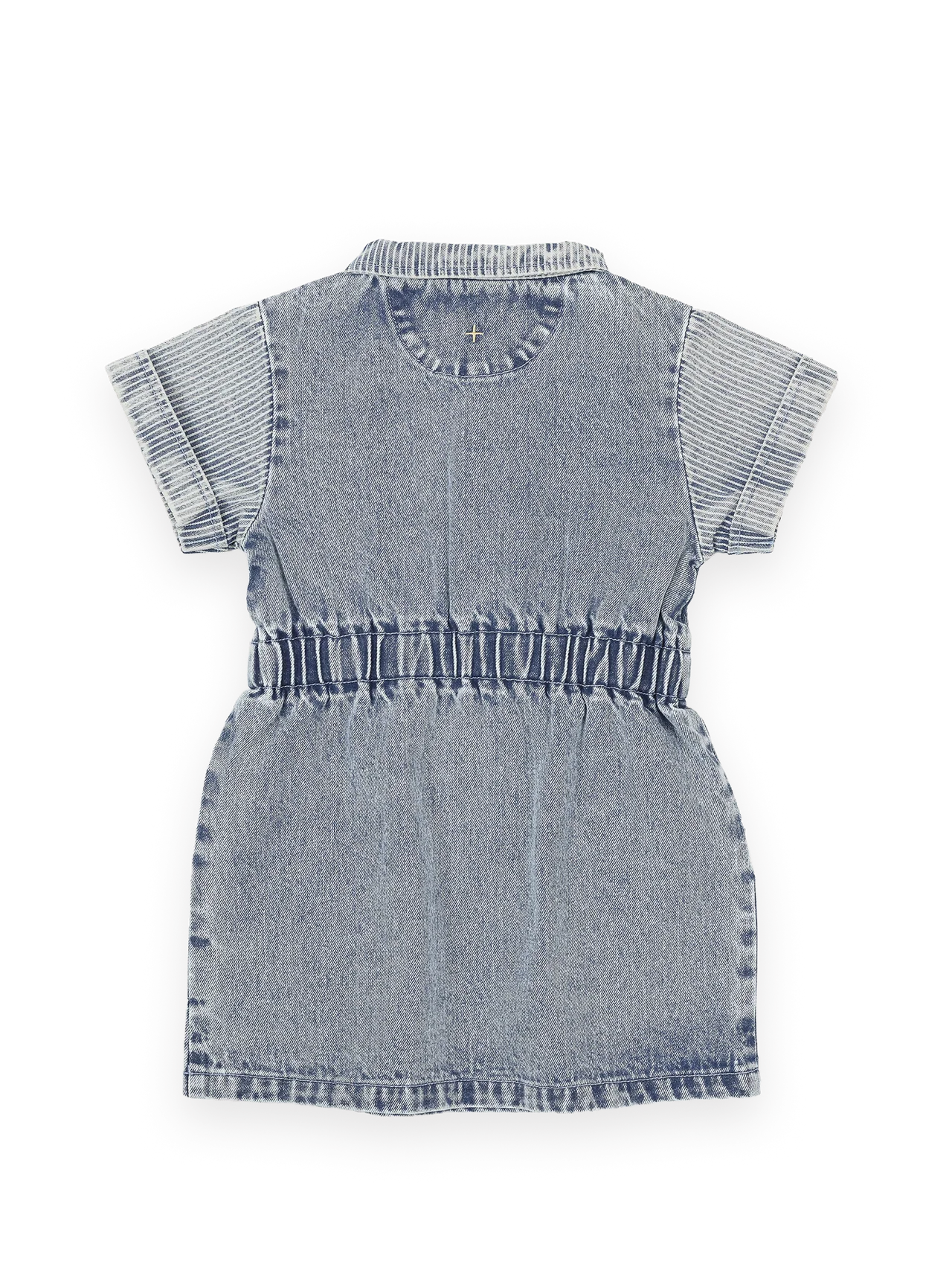 Goldie + Ace - Piper Pinstripe Denim Belted Dress