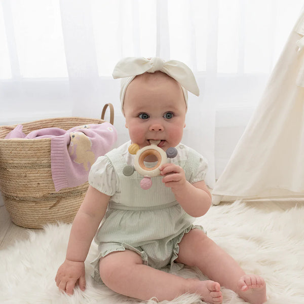 Playground- Rose Multi-Surface Teething Wheel