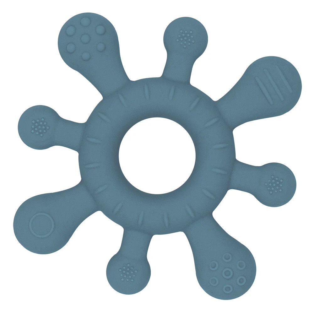 Playground- Steel Blue Silicone Splash Teether