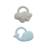 Playground- Pink Silicone Tetther- Whale & Cloud