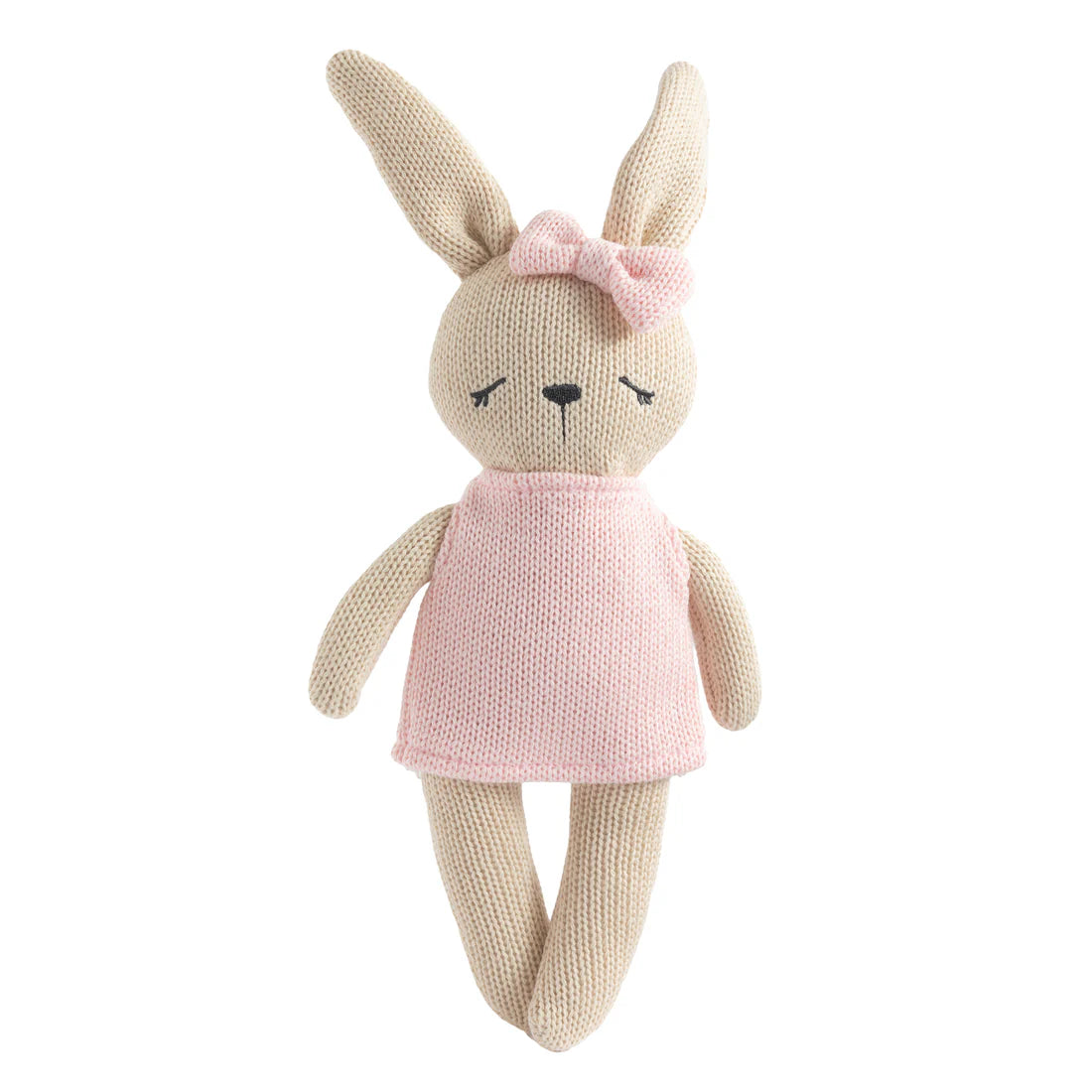Living Textiles-  Knitted Animal Toy- Bella the Bunny