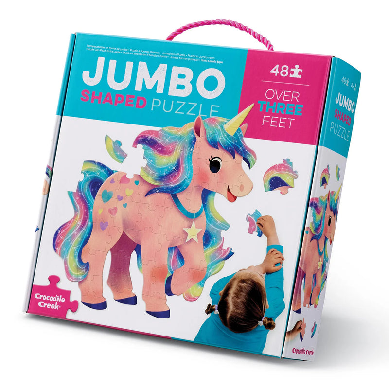 Crocodile Creek- Unicorn- Classic 48 Piece Jumbo Puzzle