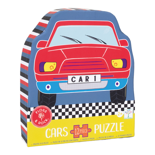 Floss & Rock- Cars Jigsaw Puzzle 12 Pieces
