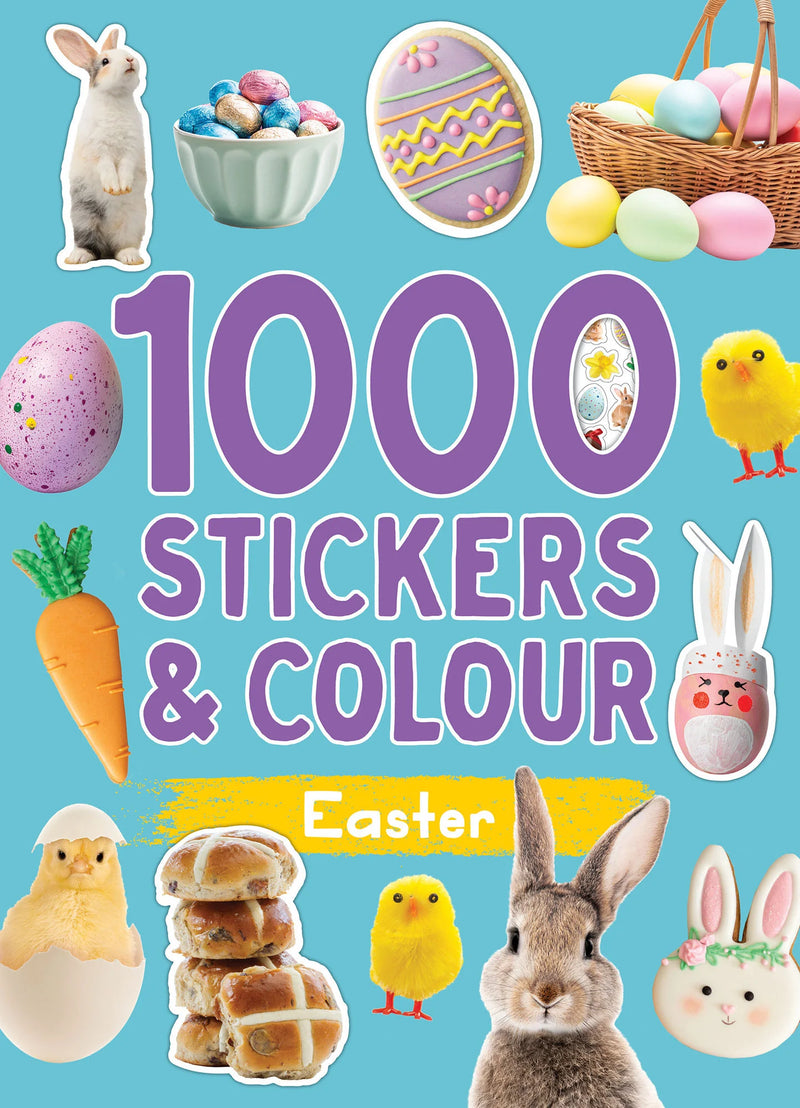 Easter 1000 Stickers & Colour