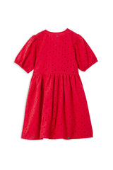 Milky Clothing - Red Broderie Dress