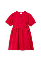 Milky Clothing - Red Broderie Dress