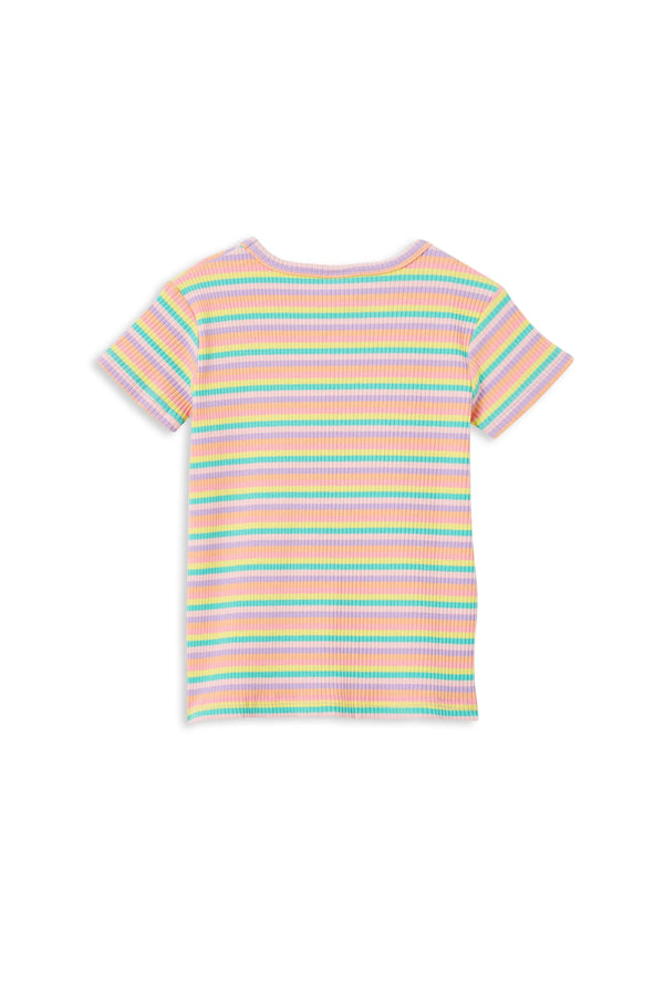 Milky Clothing - Stripe Rib Tee