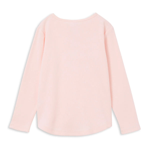 Milky Clothing - Powder Pink Rib Henley