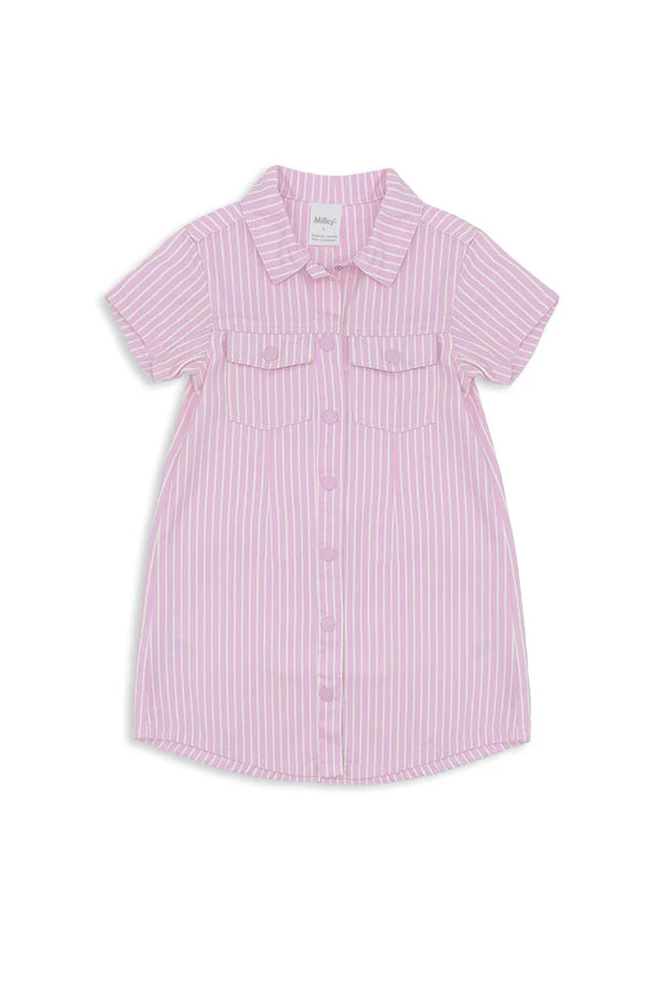 Milky Clothing - Pink Stripe Dress