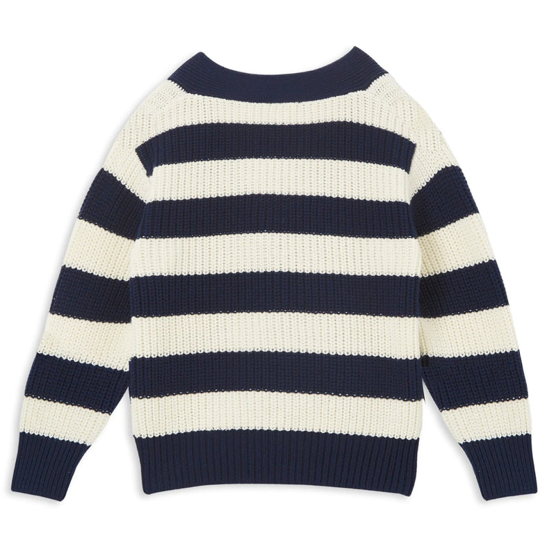 Milky Clothing - Stripe Knit Cardigan