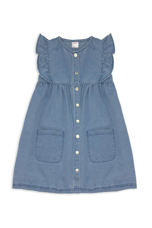 Milky Clothing - Denim Frill Dress