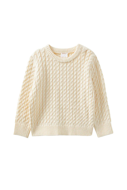 Milky Clothing - Natural Cable Knit Jumper