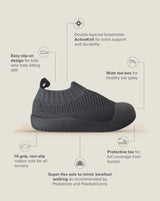 Little Sohls- S-Series Slip On Shoe- Slate Grey