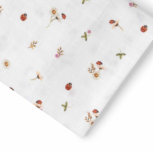Snuggle Hunny Kids-Ladybug Organic Muslin Wrap