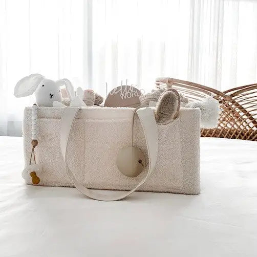 Petit + Co- Bone Nappy Caddy Organiser