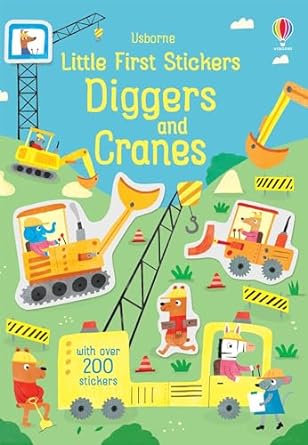 Little First Stickers-Diggers & Cranes