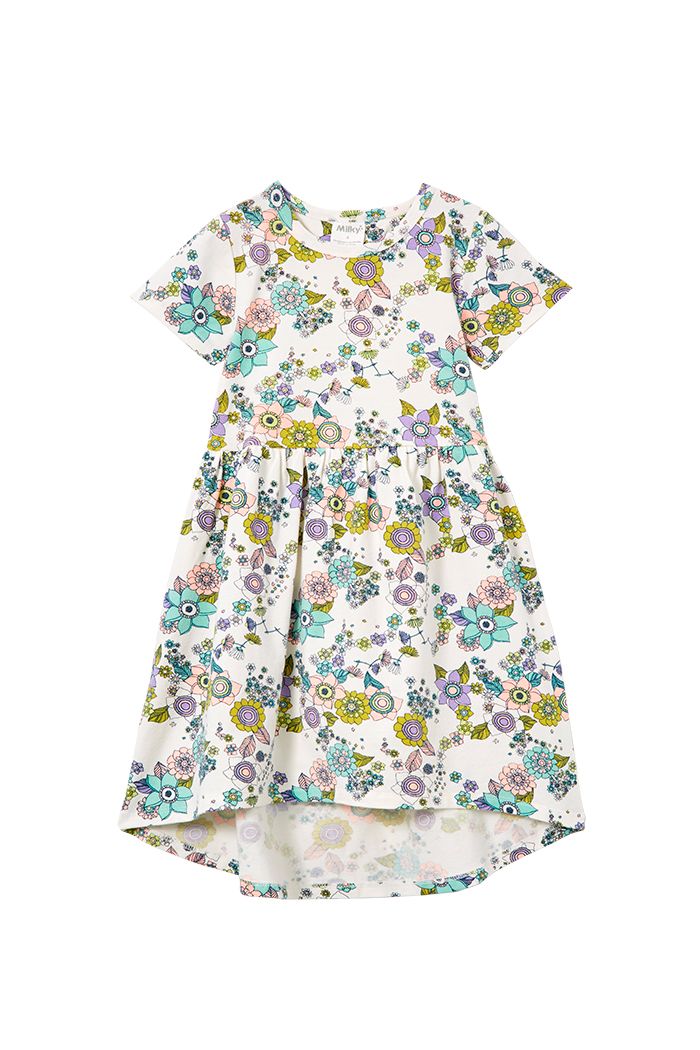 Milky Clothing- Daisy Chain Hi-Lo Dress