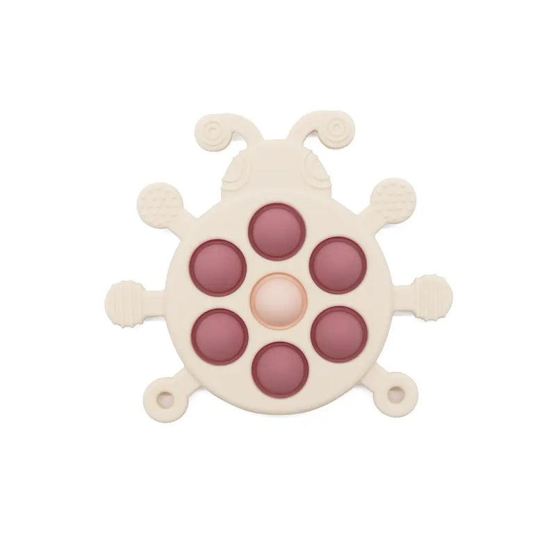 Toys Link- Pink Silicone Ladybug Pop