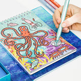 Tiger Tribe- Shimmery Colouring Set- Sealife