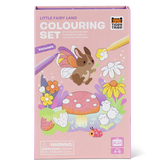 Tiger Tribe- Shimmery Colouring Set- Little Fairy Land