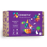 Connetix Tiles- 60 Piece Rainbow Starter Pack