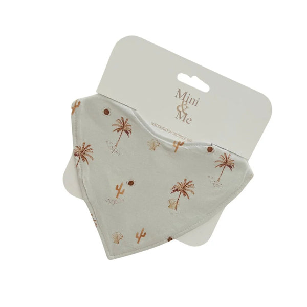Cuddle Bug & Co - Waterproof Dribble Bib Desert Palms