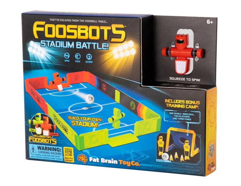 Fat Brain Toys- Foosbots Stadium Battle Set