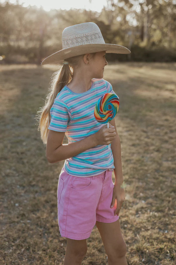 Milky Clothing - Pink Twill Short