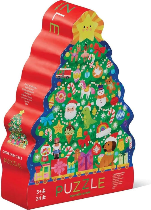 Crocodile Creek - Classic Floor Puzzle 24pc - Christmas Tree