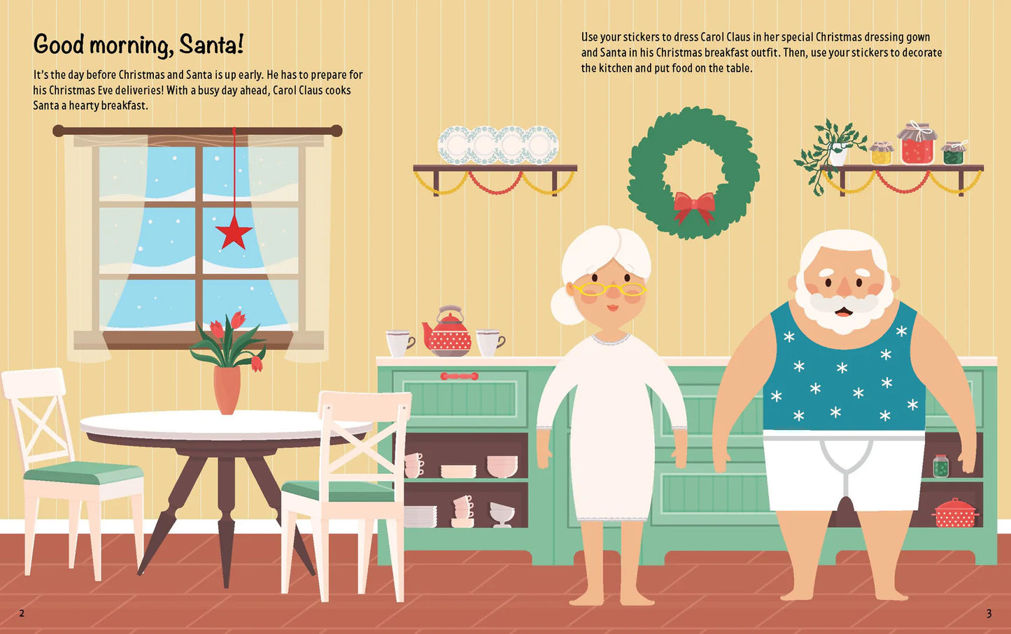 Lake Press - Sticker Dress-Up - Santa & Friends