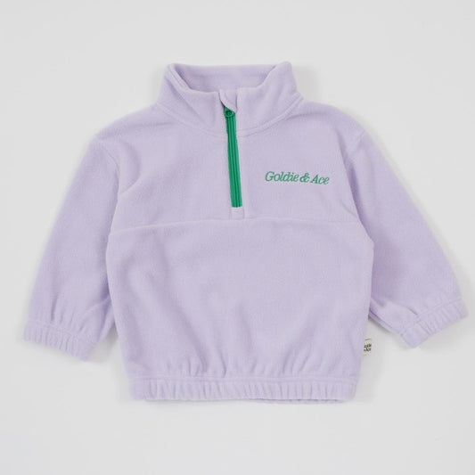 Goldie + Ace - Bobbi Pollar Fleece Sweater- Lilac