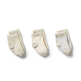 Wilson and Frenchy-Socks in a Box-Oatmeal, Grey & Cloud