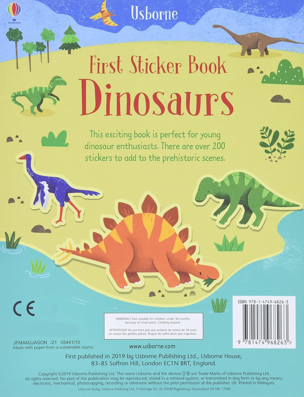 First Sticker Book- Dinosaurs