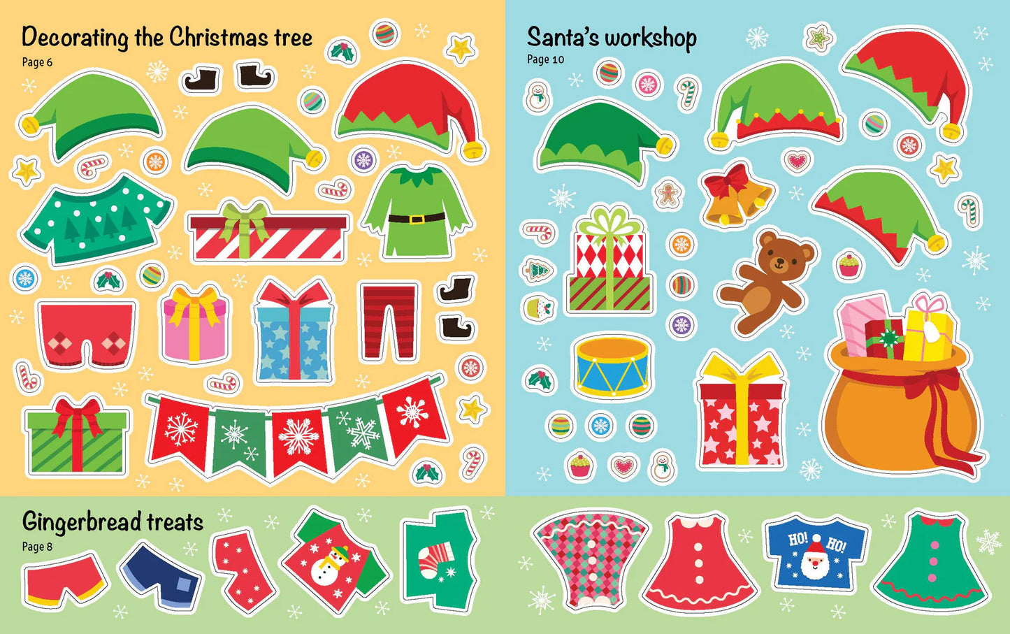 Lake Press - Sticker Dress-Up - Santa & Friends