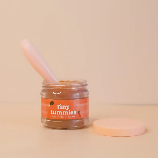 Tiny Harlow- Tiny Tummies Roast Chicken Dinner Food Jar and Spoon Set