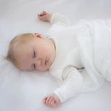 Bubba Blue- White Bamboo Muslin Wraps