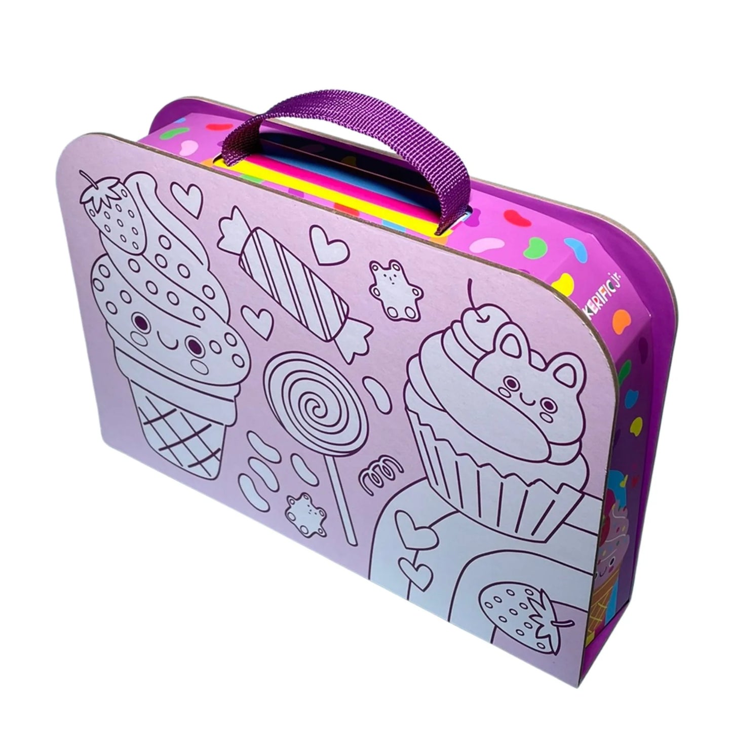 Markerific Jr. - Colour Me Carry Case - Sweet Treats