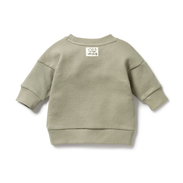 Wilson & Frenchy- Oak Organic Quilted Sweat