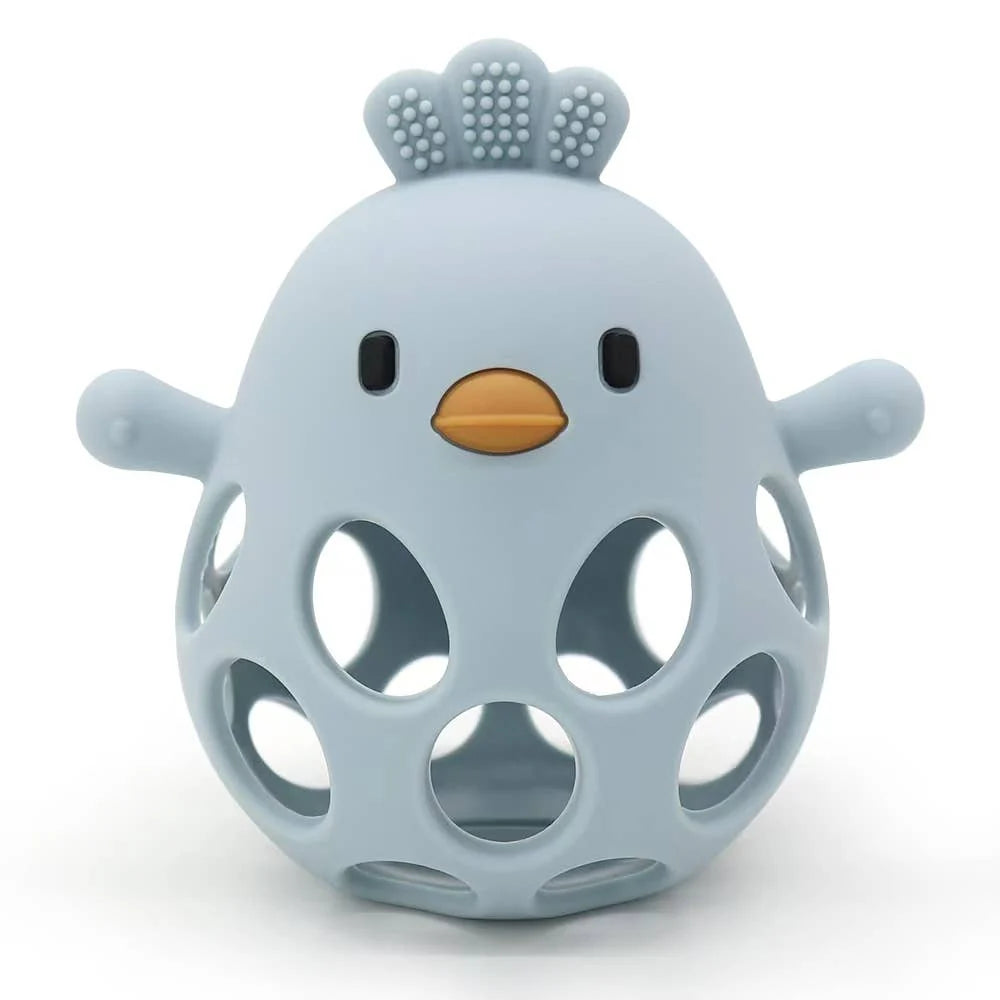 Toys Link- Blue Silicone Chicken Teether