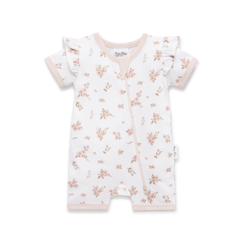 Aster and Oak - Blossom Zip Romper